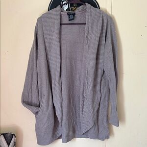 Cozy Taupe Cardigan Sweater